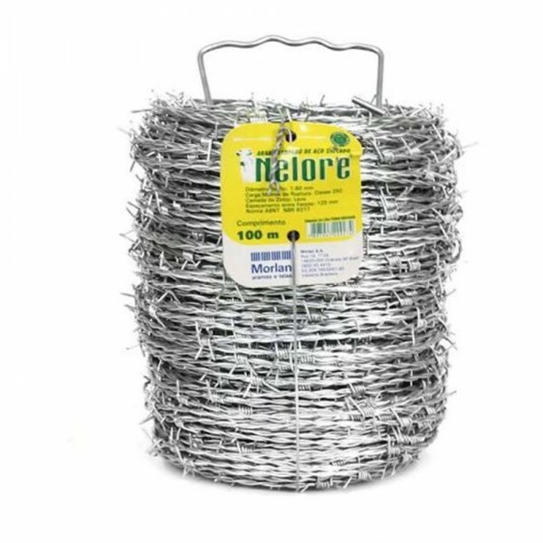 Arame Farpado Galvanizado Nelore 100m